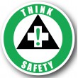 DuraStripe rond veiligheidsteken / THINK SAFETY